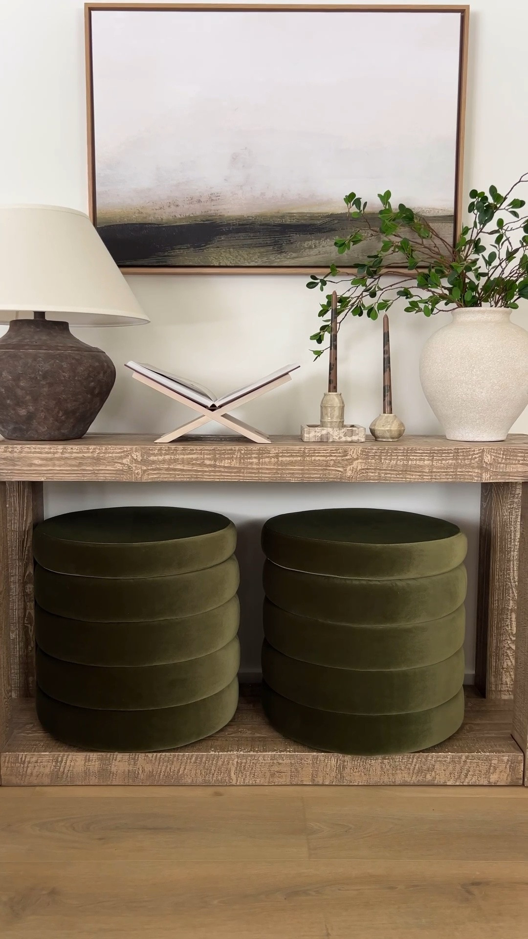 Console table decor