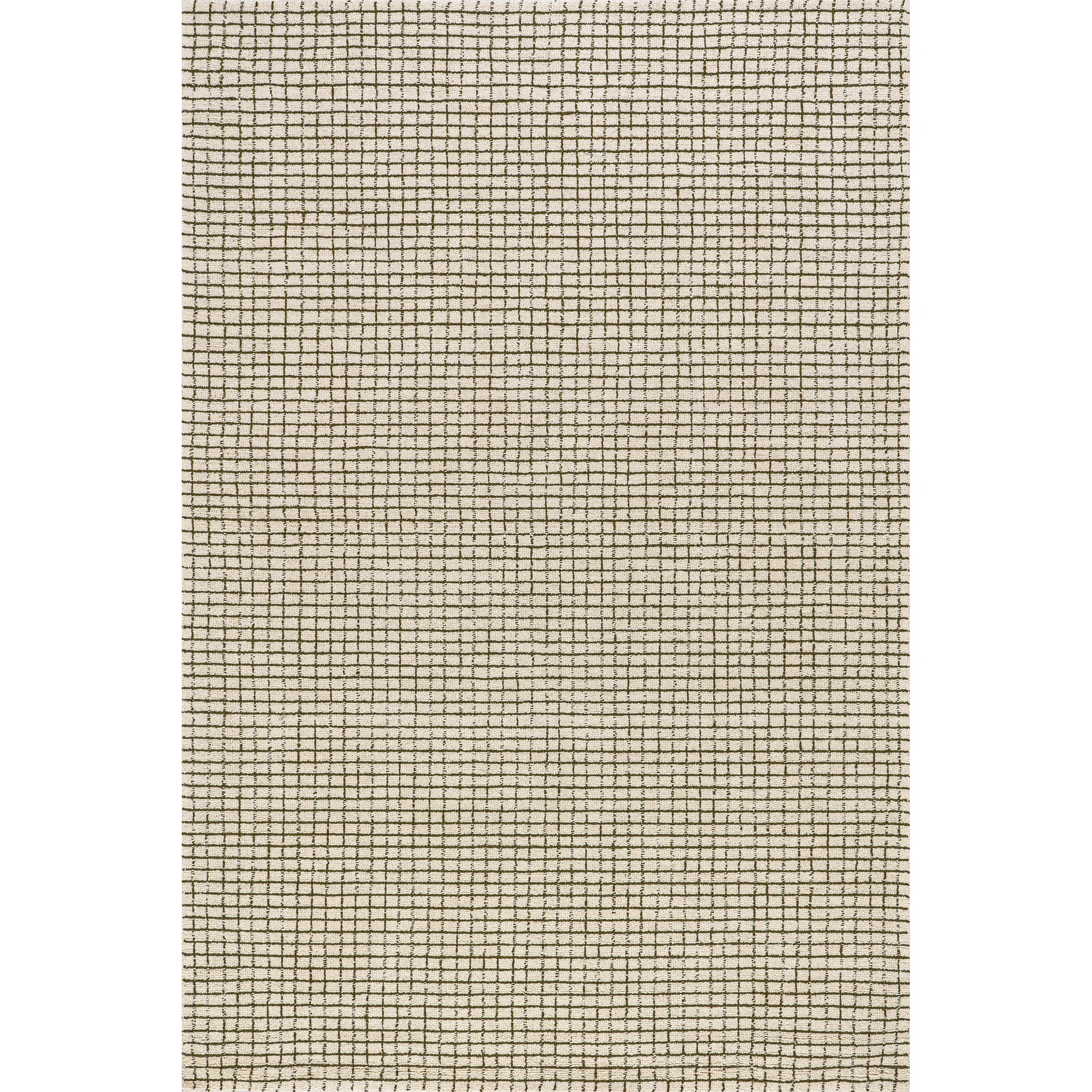 Melrose Checked Wool Area Rug | Wayfair North America