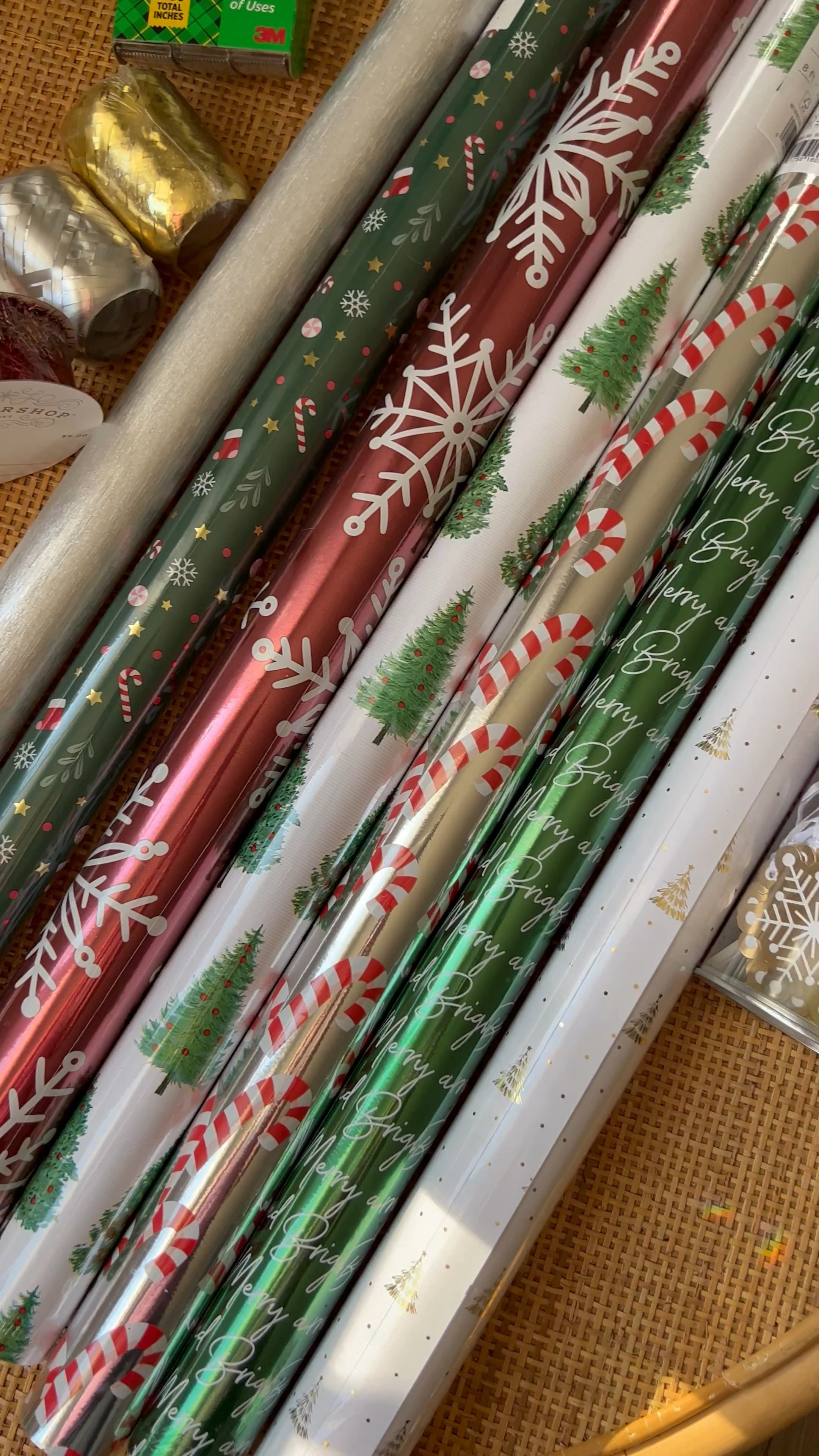 This year’s Christmas wrapping paper line up. 

#LTKSeasonal #LTKHoliday
