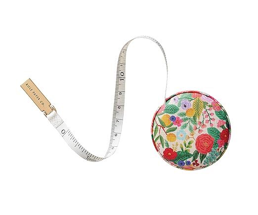 RIFLE PAPER CO. Garden Party Measuring Tape - Retractable Measuring Tape in Illustrated Case, Bra... | Amazon (US)