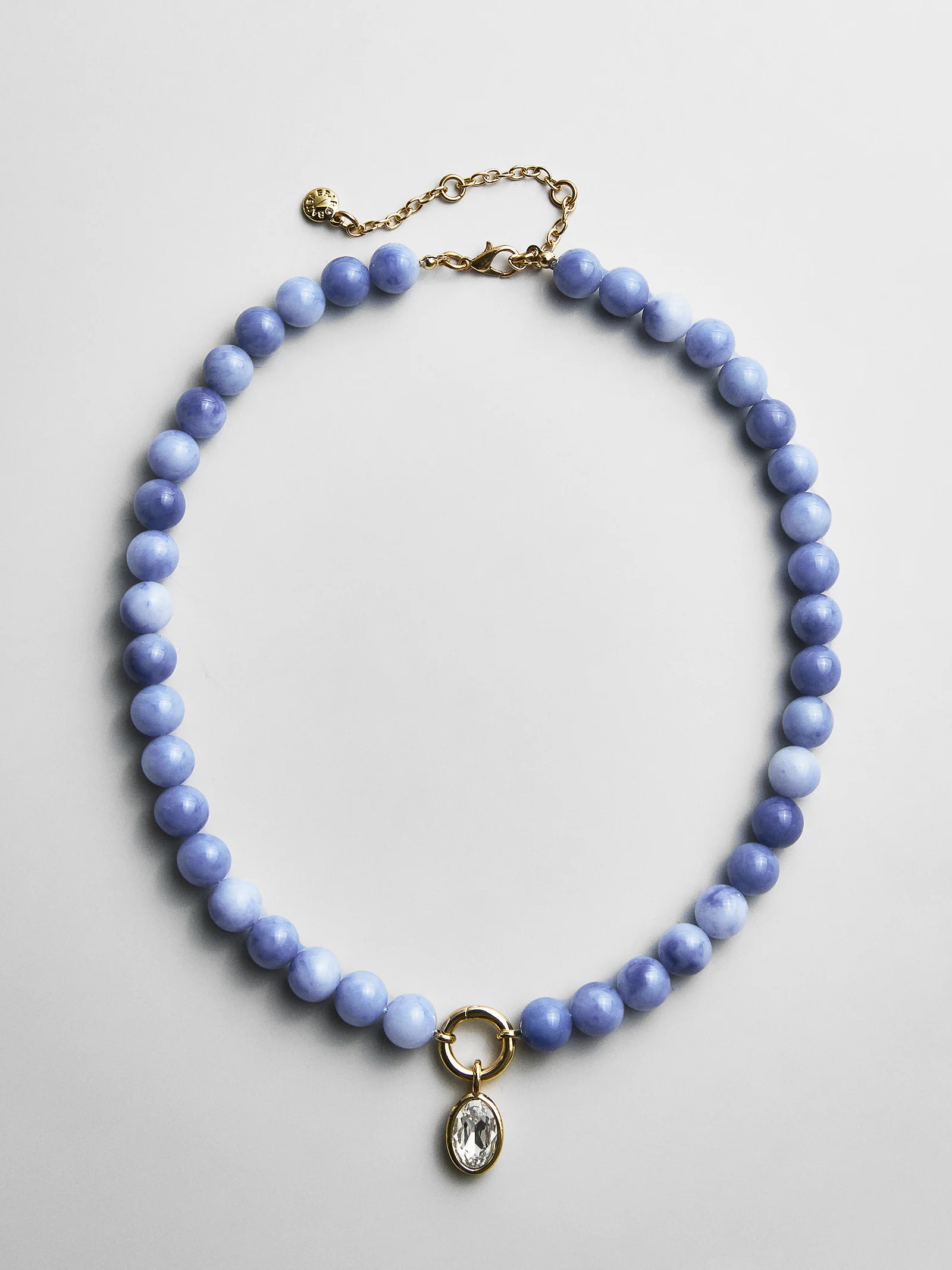 Janette Beaded Ring Necklace - Sodalite | BaubleBar
