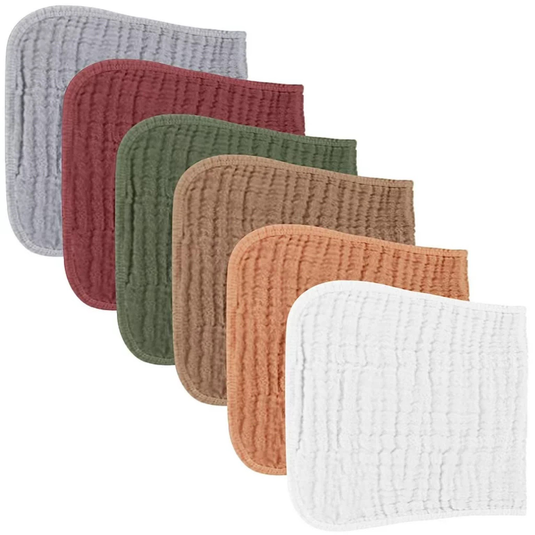 Holzlrgus Muslin Baby Burp Cloths Sets for Unisex- 6 Pack Large Cotton Burping Clothes for Newborn，Baby Girls and Boys

#LTKkids #LTKbaby #LTKbump
