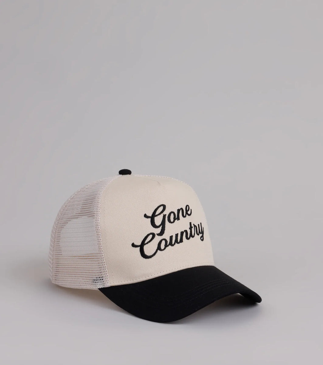 Gone Country Snap Back Trucker Hat | Windsor Stores