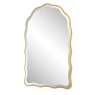 Katerina Scalloped Wood Wall Mirror | Wayfair North America