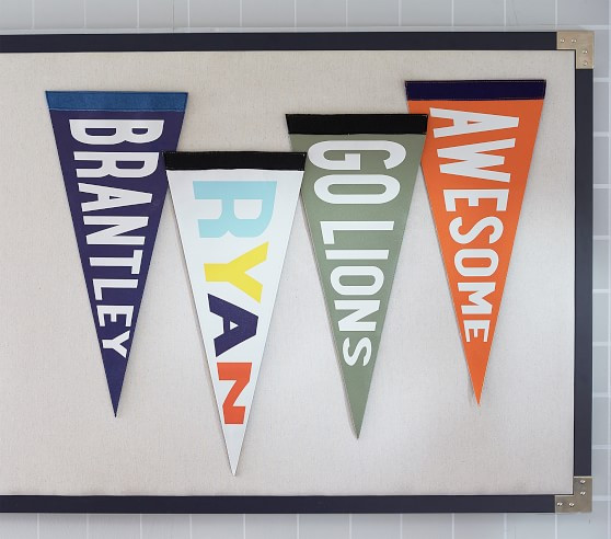 Personalized Pennant Flag | Pottery Barn Kids