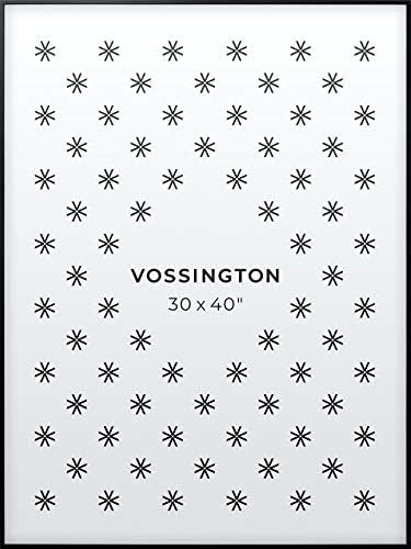 Vossington 30x40 Frame | Exclusive Large Black Poster Frame | 30 x 40 Inch | Thin Modern Look | Amazon (US)
