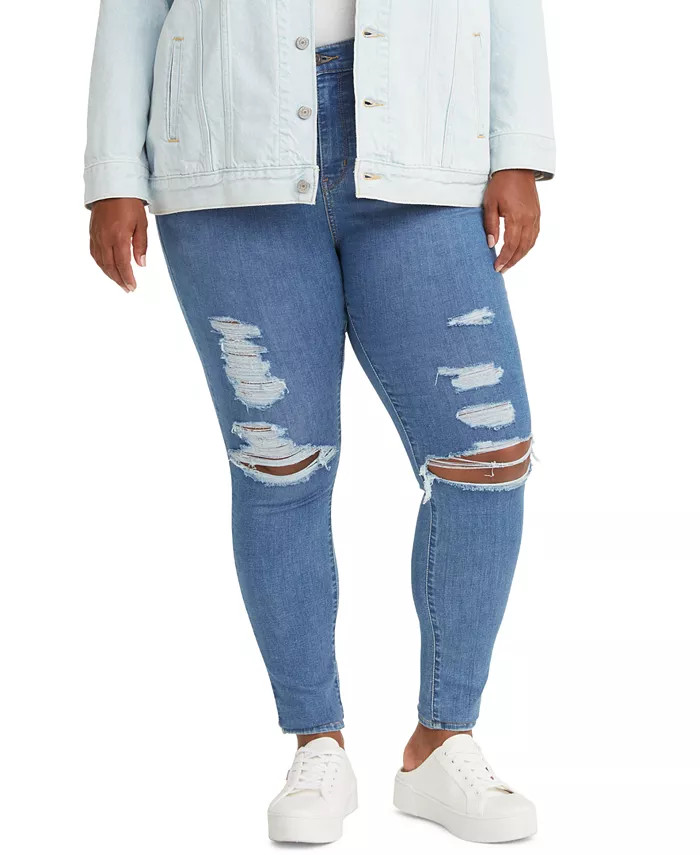Trendy Plus Size 720 High-Rise Super Skinny Jeans | Macys (US)