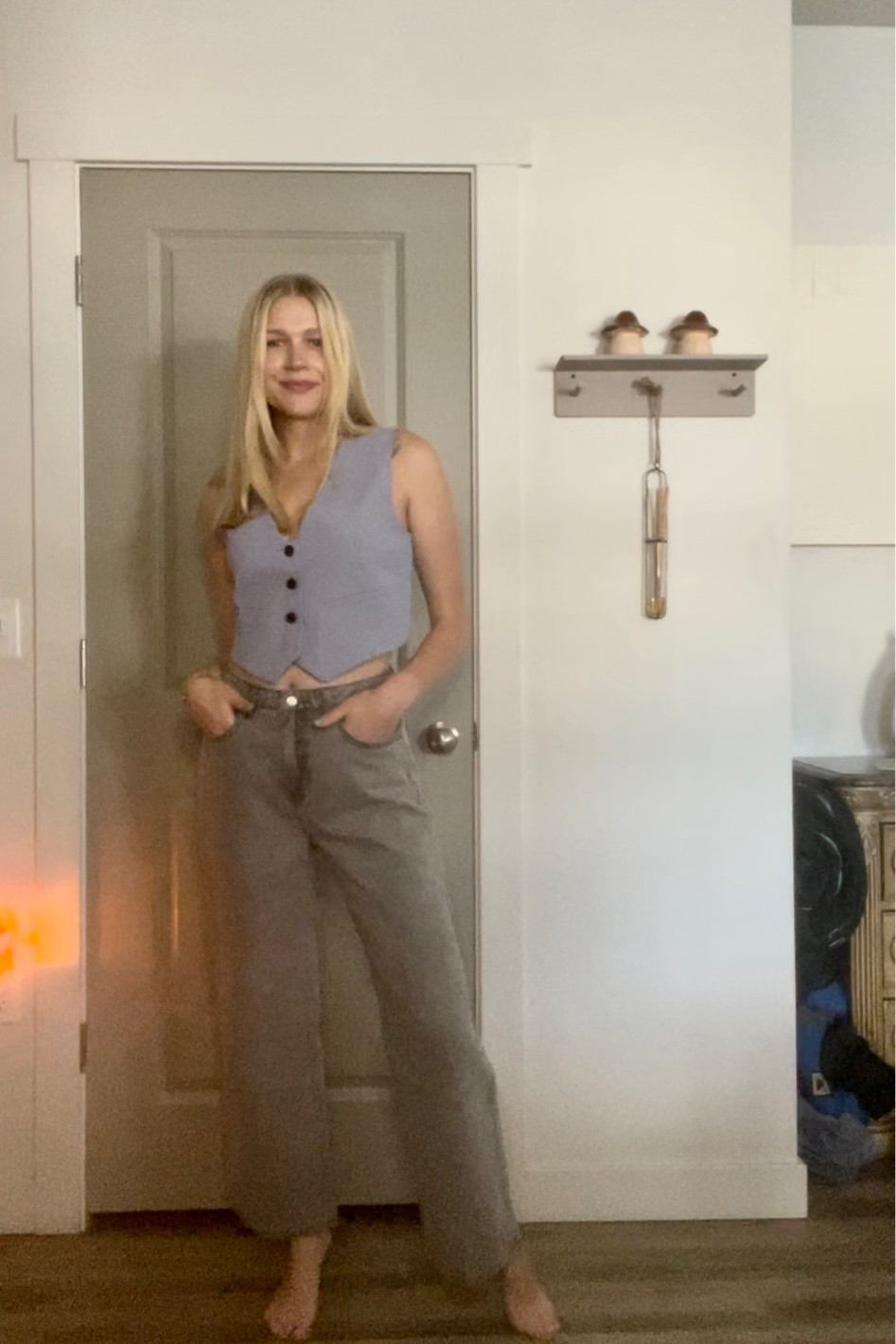 Denim & vest 🖤

#LTKunder50 #LTKstyletip #LTKsalealert