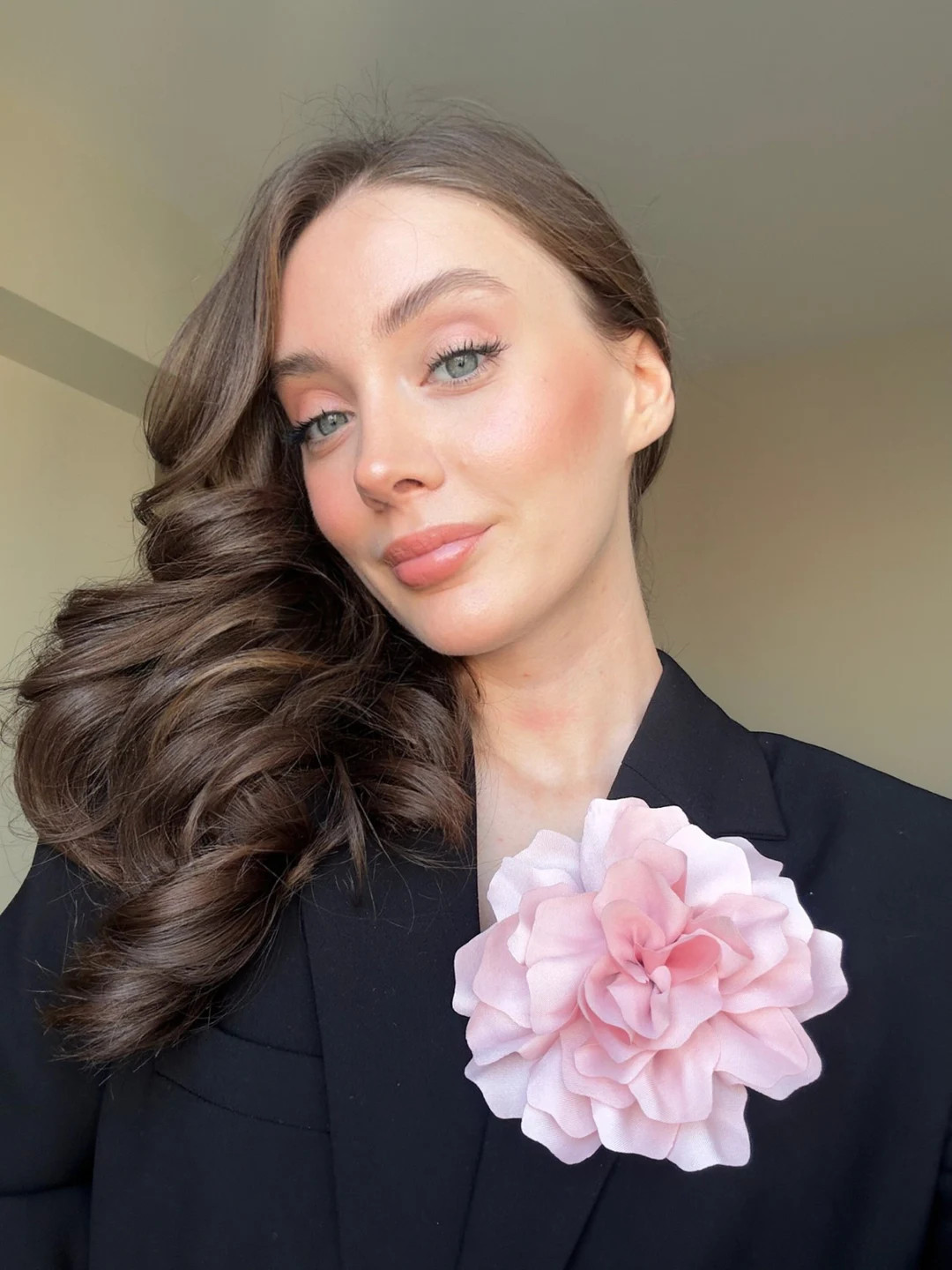 Cherry Blossom Pin: Fabric Flower Brooch, Rose Shoulder Kawaii Pins, Valentine's Days Outfit - Et... | Etsy (US)