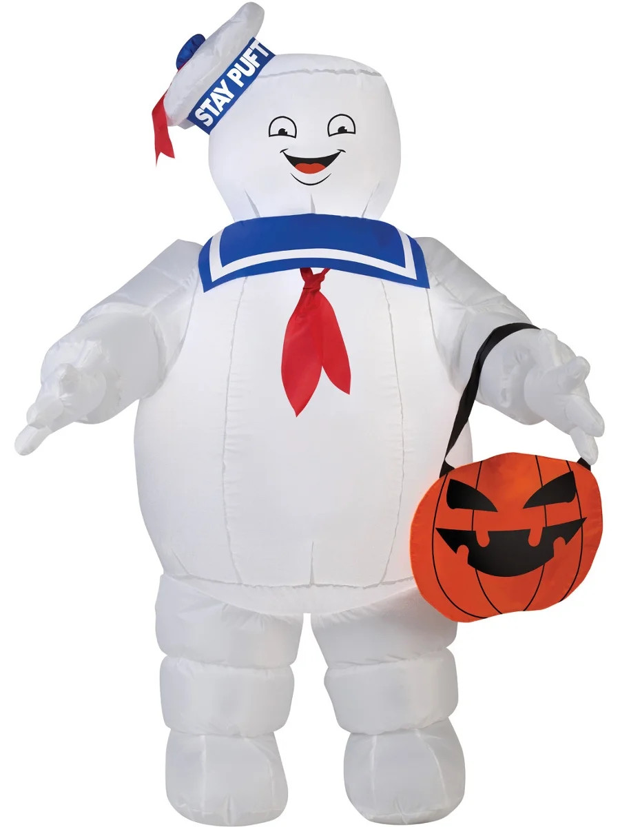 Gemmy Classic Ghostbuster Stay Puft Marshmallow Man Yard Inflatable, 42" | Walmart (US)
