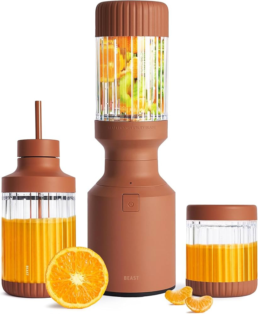 The Beast Mini Blender Plus | Mini Countertop Kitchen Blender | Blend Smoothies and Shakes, Dress... | Amazon (US)