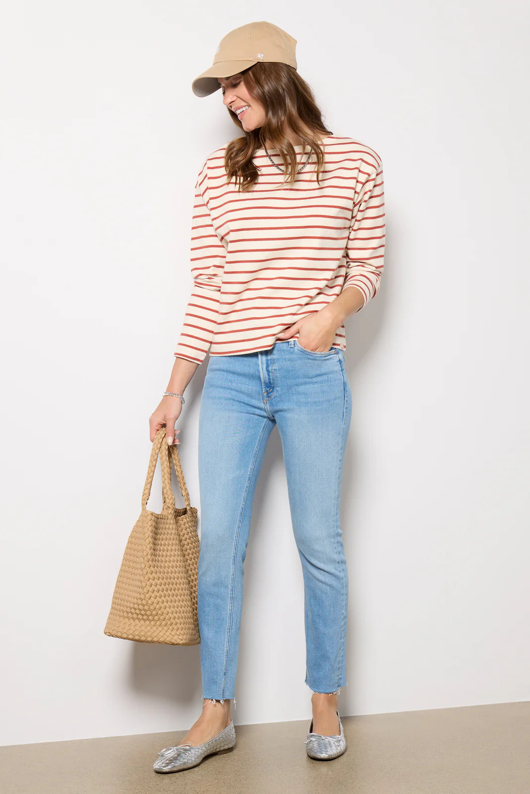 The Mid Rise Dazzler Ankle Fray | Evereve