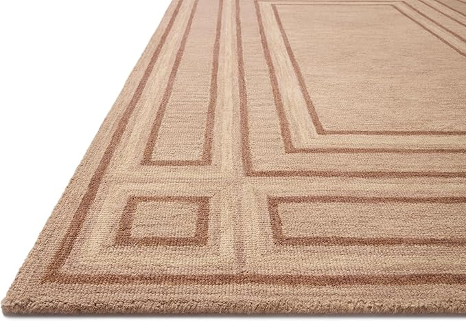Loloi Chris Loves Julia Alfie Collection ALF-01 Blush/Rose 2'-3" x 3'-9" Accent Rug Wool Neutral ... | Amazon (US)