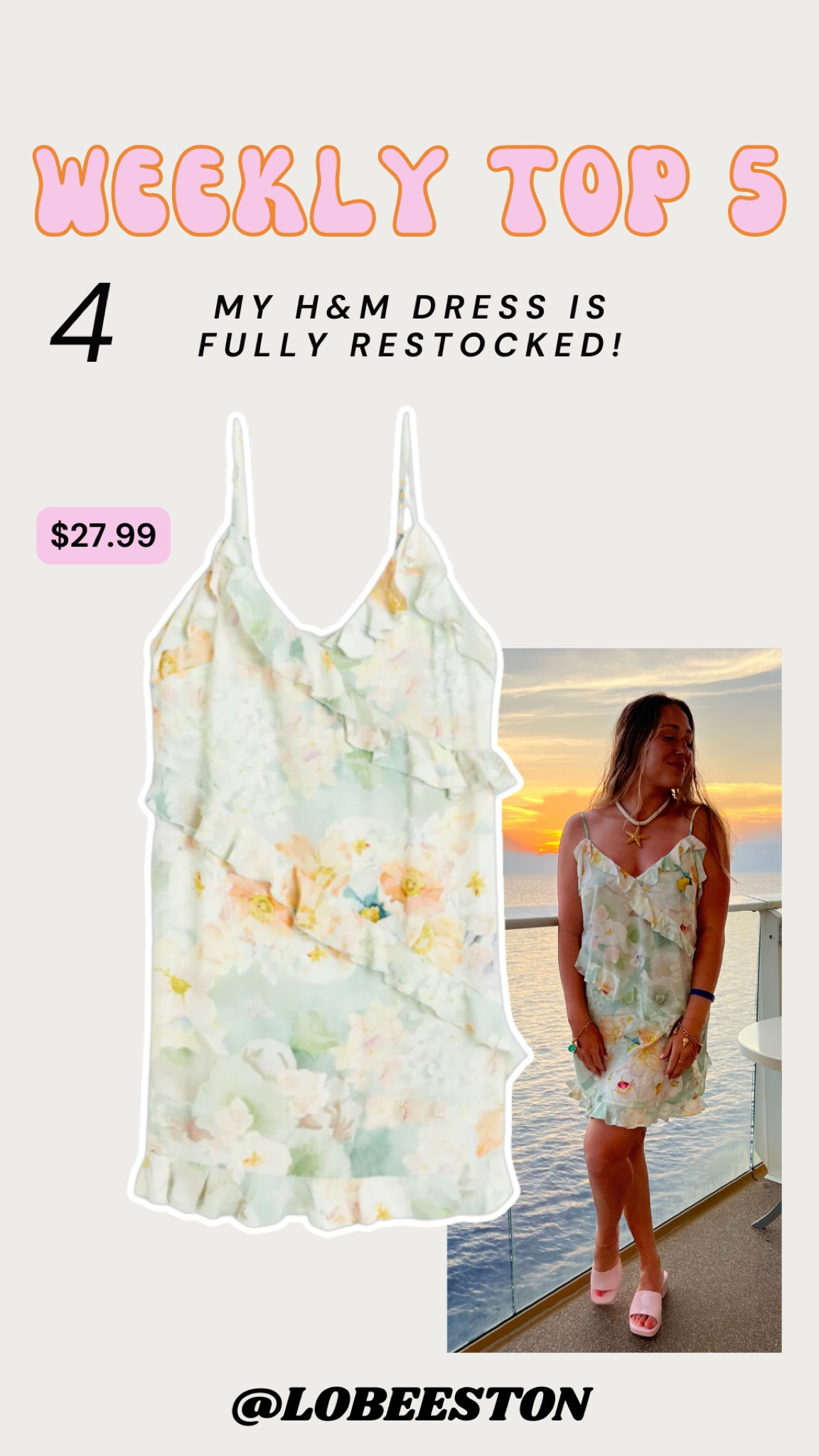My H&M dress is fully stocked!! Love this dress and it’s under $30!