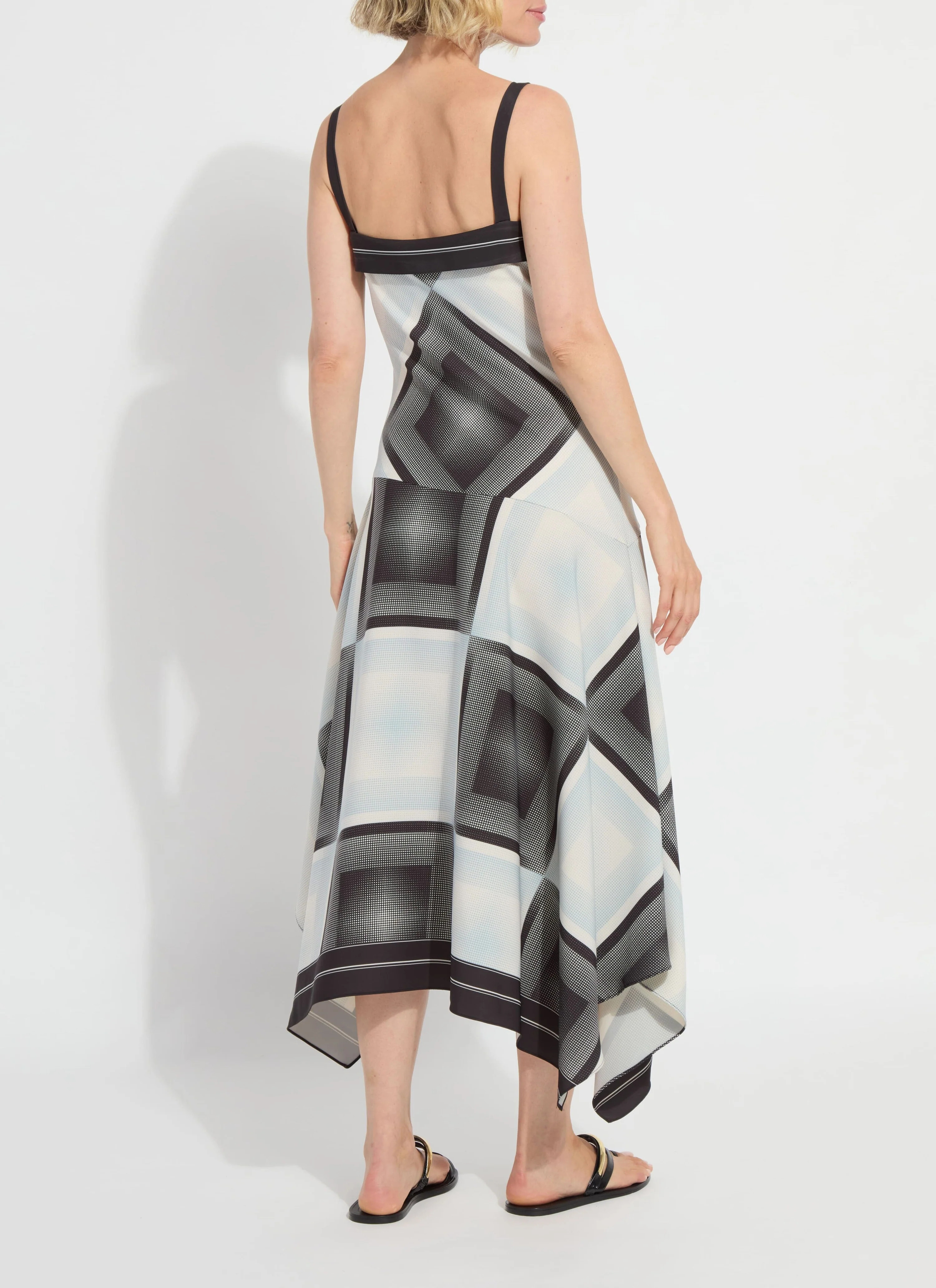 Sarai Handkerchief Asymmetric Dress | Lysse NY