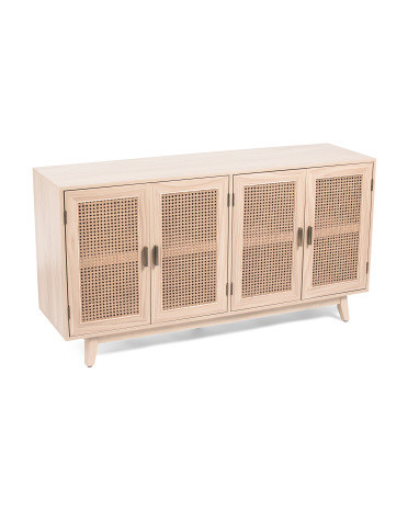 57x16x30 Wooden 4 Door Cabinet | TJ Maxx