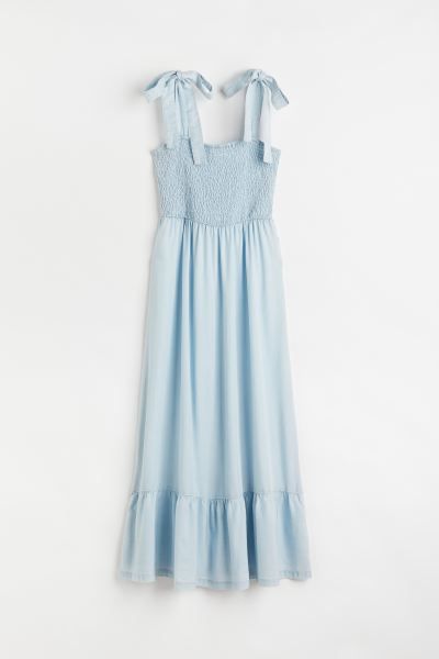Smocked Denim Dress | H&M (US)