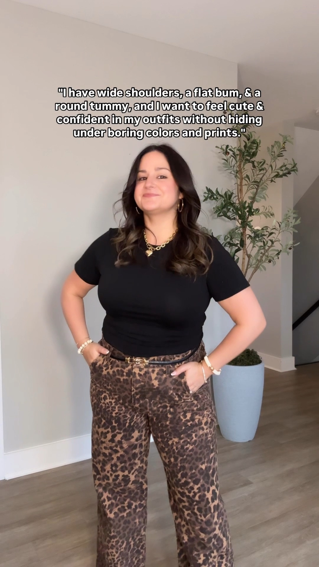 A bold date night outfit or girls night out outfit in these fun animal print jeans! Wearing a size 14 short!

Midsize, plus size, leopard print pants, cheetah print pants, Abercrombie jeans, black tshirt, stretchy belt, mom outfit, teacher outfit, casual work outfit, curvy jeans 

#LTKPlusSize #LTKWatchNow #LTKMidsize