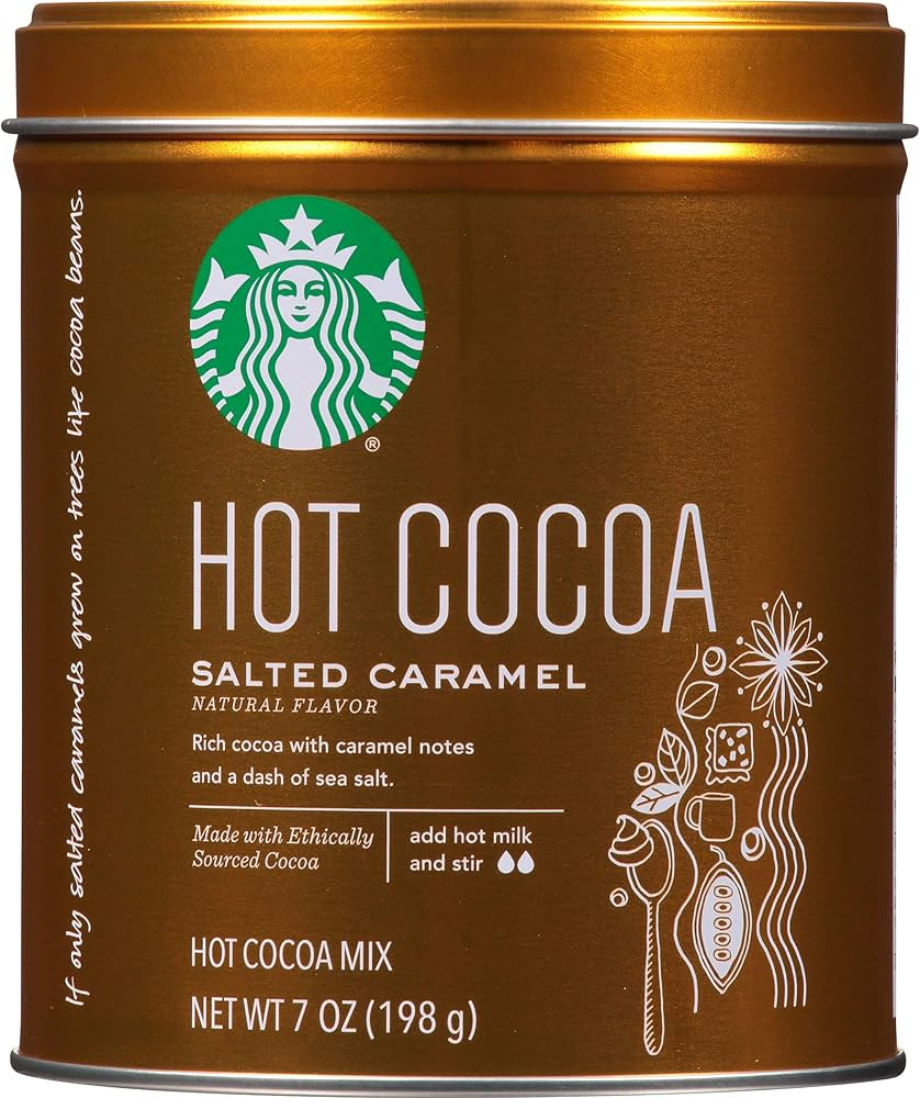 Starbucks Hot Cocoa, Salted Caramel, 7 Ounce | Amazon (US)