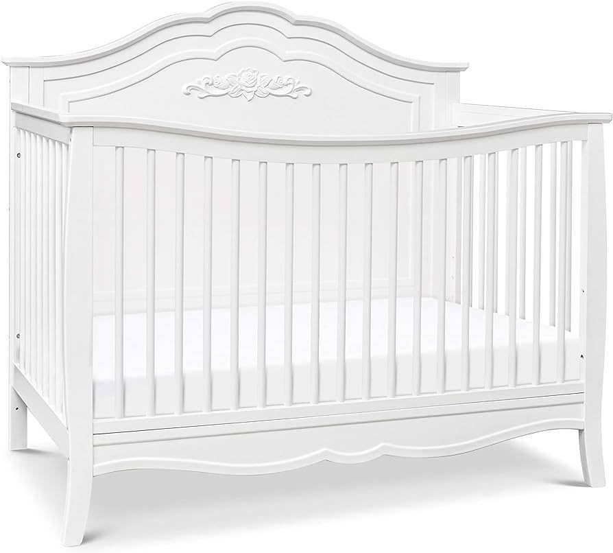 DaVinci Fiona 4-in-1 Convertible Crib in White, Greenguard Gold Certified | Amazon (US)