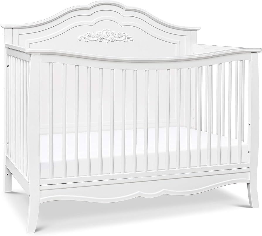 DaVinci Fiona 4-in-1 Convertible Crib in White, Greenguard Gold Certified | Amazon (US)