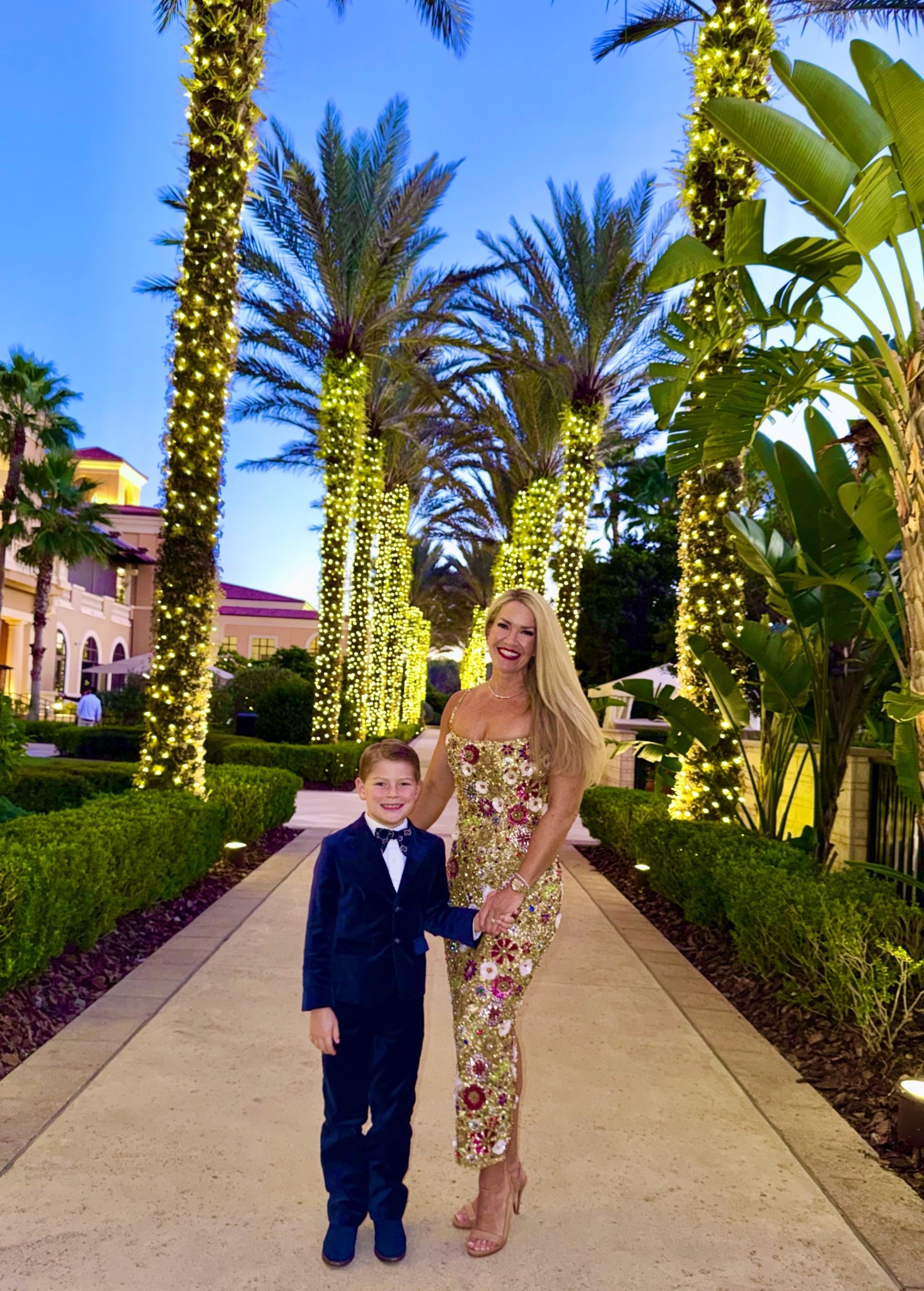Sequin floral gown, boys velvet suit

#LTKKids #LTKWedding