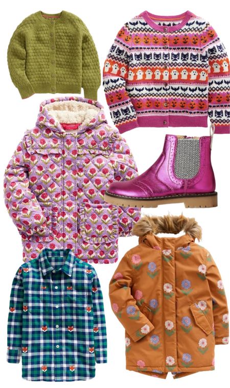 Boden New Arrivals Fall Kids
Block print coats, fair isle Halloween sweaters, pink metallic Barbie boots and boys shirts for thanksgiving outfit ideas 

#LTKHalloween #LTKkids #LTKSeasonal