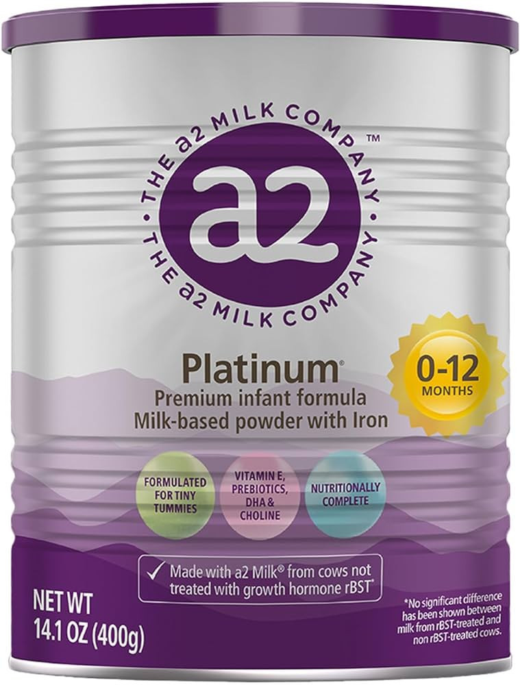 a2 Platinum Premium Infant Formula for Babies 0-12 Months | Milk-based Powder with Iron | Nutriti... | Amazon (US)