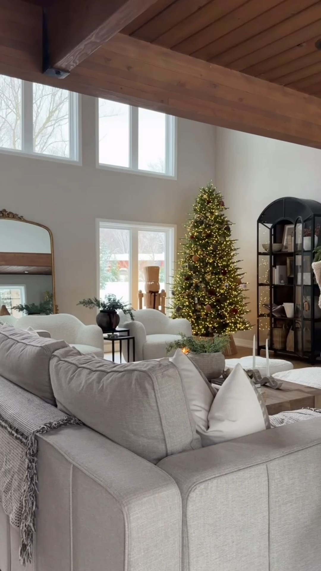 A cozy holiday great room moment! By far my favorite place in our home, and I love how much more cozy it feels during the holiday season. 

#LTKHoliday #LTKHome