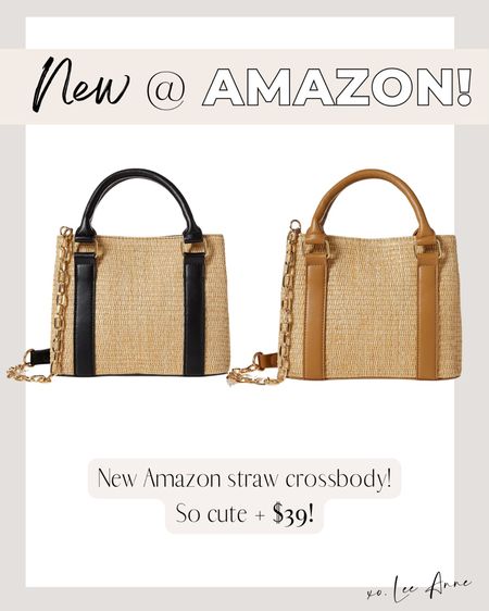 New crosssbody straw purses from Amazon, perfect for Spring! #founditonamazon 

Lee Anne Benjamin 🤍

#LTKstyletip #LTKworkwear #LTKunder50