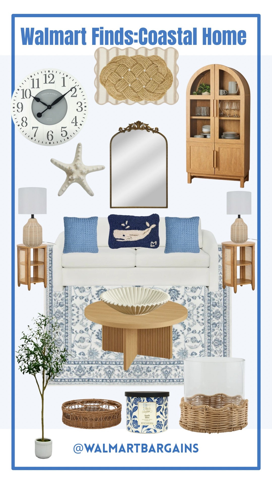 Walmart Coastal Home Finds! 

#LTKStyleTip #LTKHome