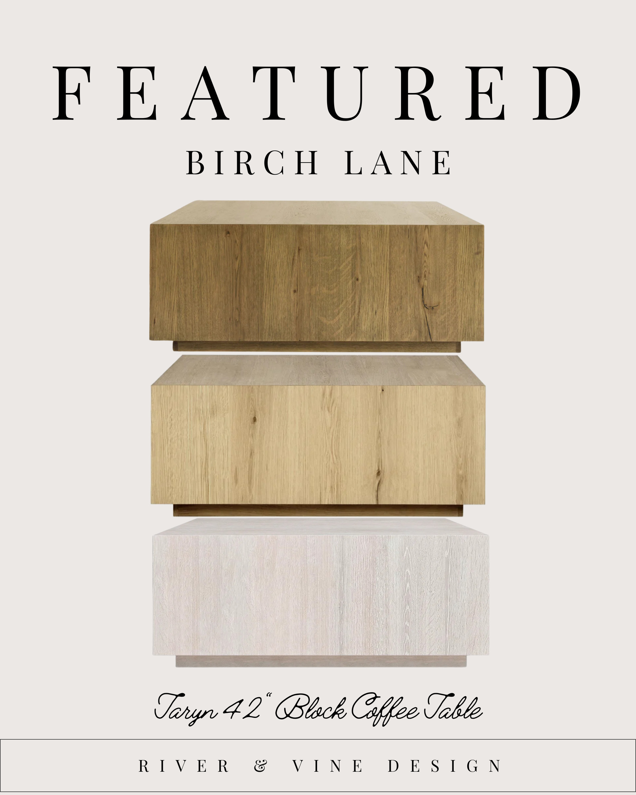 This is one of those pieces that quietly anchors a room!

Clean lines, solid presence, and a finish that works with just about everything — sofas, rugs, layered neutrals, even more modern spaces. It’s simple in the best way, which is exactly why it looks so good styled a dozen different ways.

If you’re looking for a coffee table that doesn’t fight the rest of the room but still feels intentional, this is it. A true foundational piece you won’t get tired of.

Shown in multiple finishes so you can choose what works best for your space.

👉 Tap to shop this featured piece
👉 Save this if you’re planning a living room refresh 

 #LTKHome