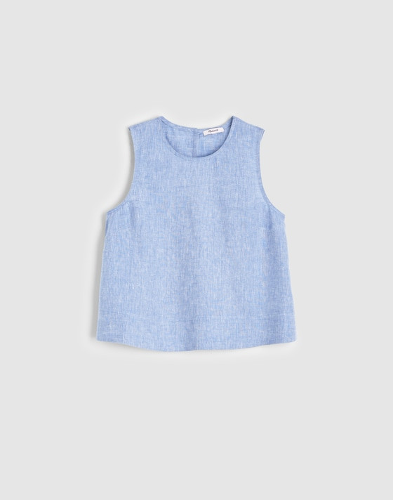Shell Top in 100% Linen | Madewell