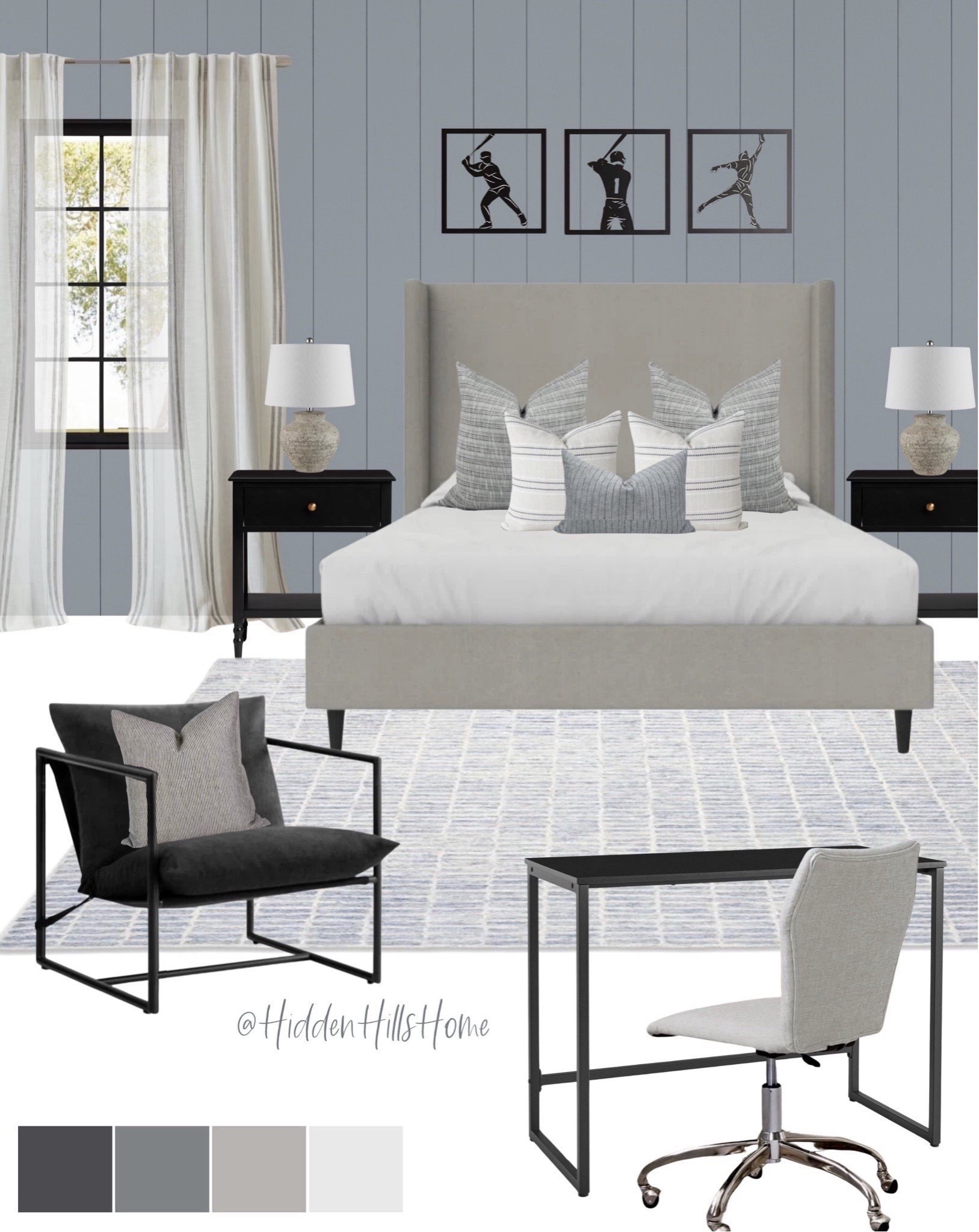 Boys bedroom decor, boys room mood board, teen boys bedroom decor Inspo, home decor #boysbedroom

Wall color is Let It Rain SW 



#LTKKids #LTKSaleAlert #LTKHome