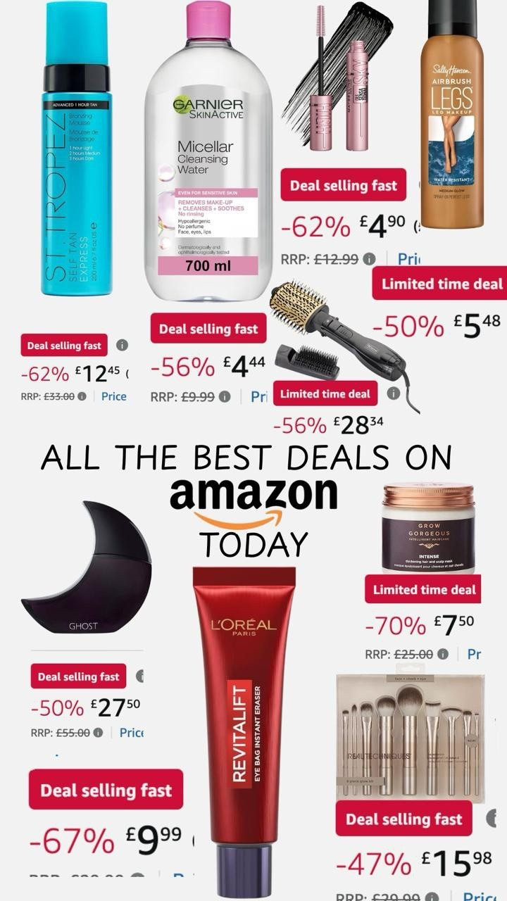 Amazon beauty deals not to be missed!!! 😮 😮 

Amazon finds, Amazon beauty! 

#LTKwinter #LTKfestive #LTKuk