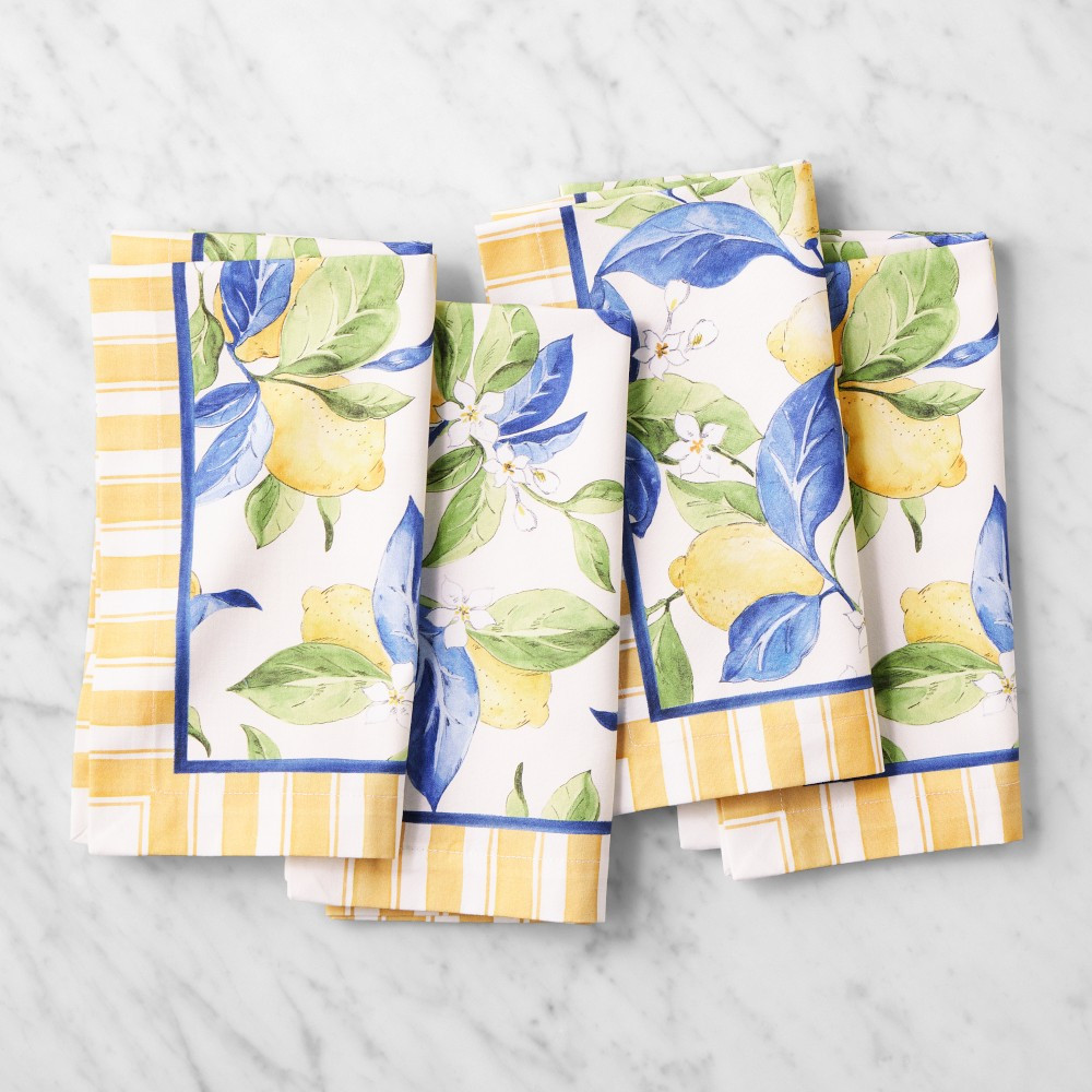 Citron Napkins, Set of 4 | Williams-Sonoma