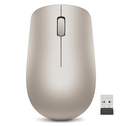 Lenovo 530 Wireless Mouse with Battery, 2.4GHz Nano USB, 1200 DPI Optical Sensor, Ergonomic for L... | Amazon (US)