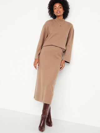 Cozy Knit Midi Skirt | Old Navy (US)