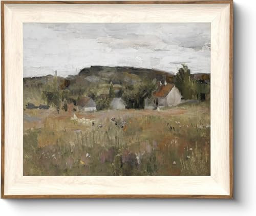 ASTRDECOR Framed Vintage Wall Art for Bedroom, Country Scenery Wall Art for Home Decor Aesthetic,... | Amazon (US)