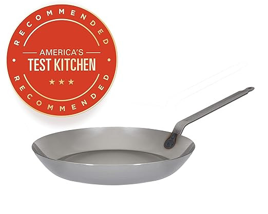 Matfer Bourgeat, Gray 0 Black Steel Round Frying Pan, 10 1/4-Inch | Amazon (US)