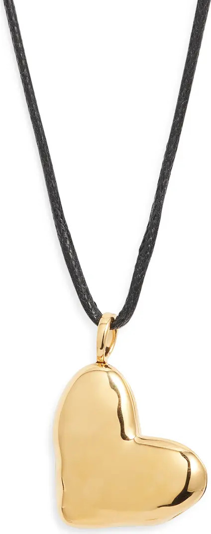 Monica Vinader Heart Locket Cord Necklace | Nordstrom | Nordstrom