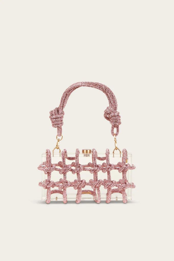 BESS RHINESTONE SHOULDER BAG - SHELL PINK | Cult Gaia - US