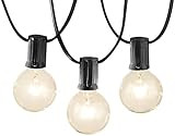 Amazon Basics Patio String Light, 25 Feet, Black | Amazon (US)