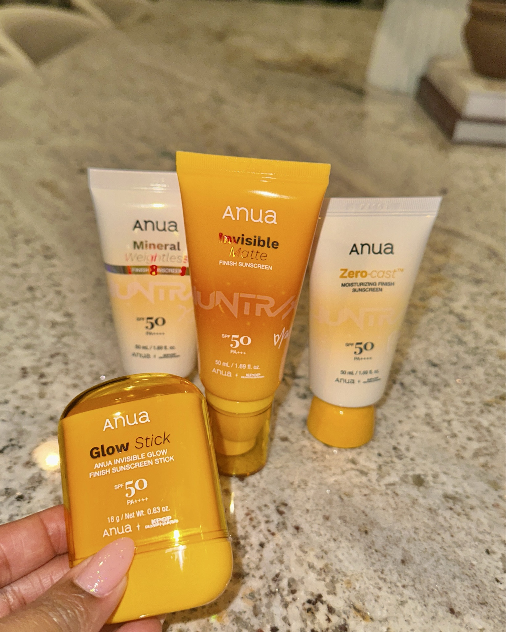 Soft, glowy skin without the heaviness ☀️
I’ve been trying these Anua SPF 50 options and I love how lightweight and smooth they feel on the skin.

From matte to dewy finishes + an easy on-the-go stick… there’s something for whatever your day looks like 🤍
No white cast, blends beautifully, and sits well under makeup.

Perfect for everyday wear, especially if you want that natural, healthy glow without the extra effort.

Everything is linked here ✨