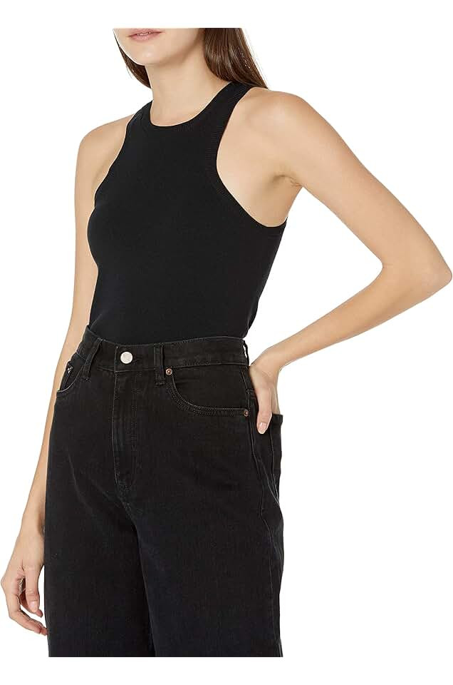 Women's @lucyswhims Fitted Cutaway Racer Tank Sweater | Amazon (US)