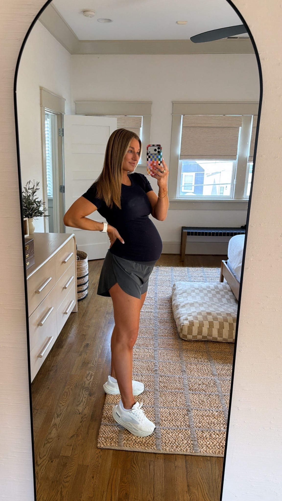 Amazon pregnancy finds! I’ve sized up 1-2 sizes in the shorts and stayed in a small in the top  

#LTKBump #LTKTall #LTKootd