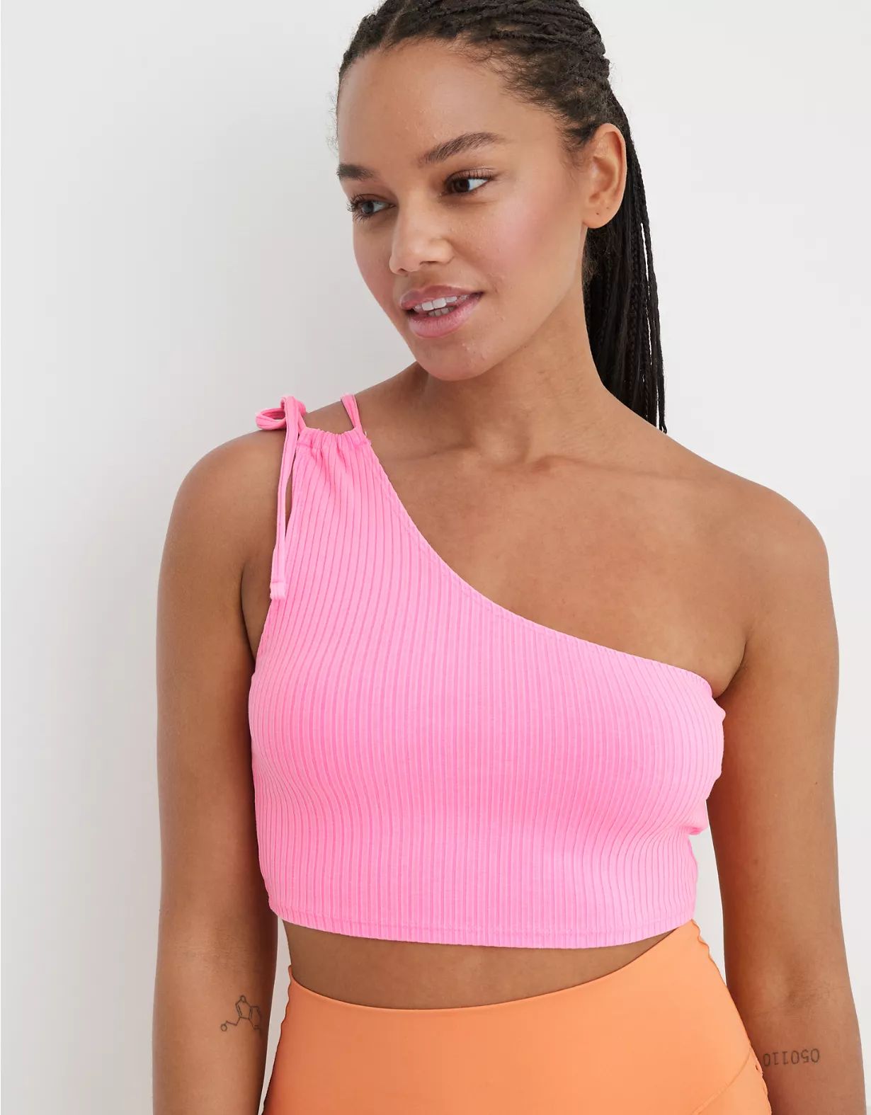 Aerie Rebel Tie Cropped Tank Top | American Eagle Outfitters (US & CA)