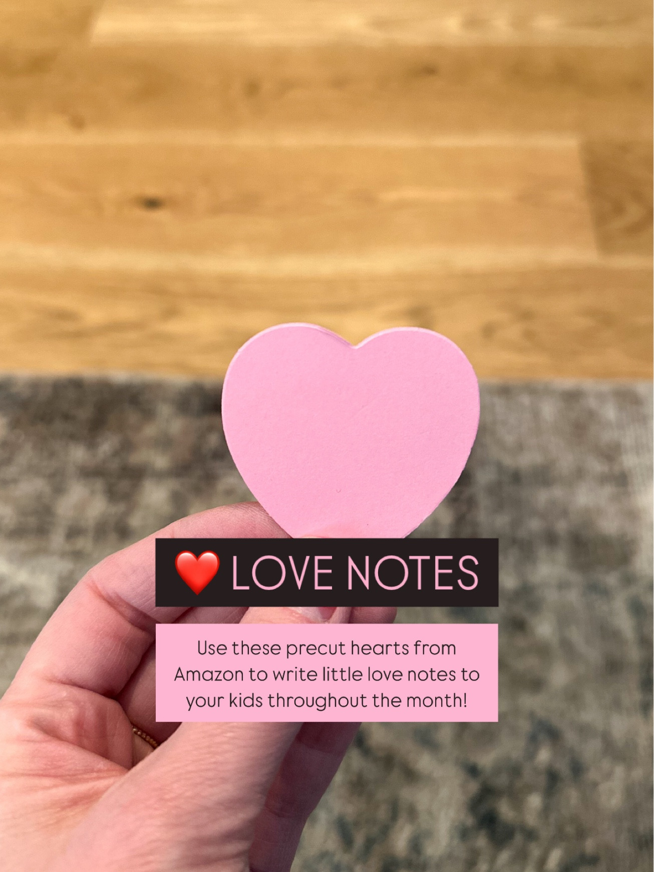 Heart cutouts available in multiple colors — perfect for writing little love notes to your kids throughout the month.

#LTKSeasonal #LTKHome #LTKKids