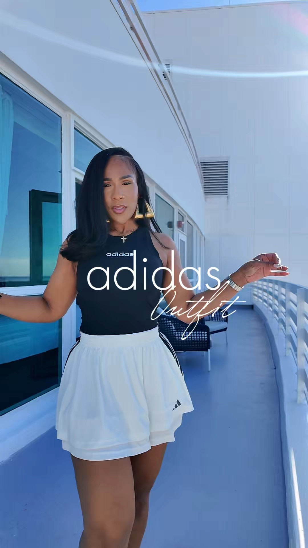 These @adidas athletic wear are on sale! 

I'm 5’7 175lbs 
Top: Small
Bottoms: Medium 


#LTKSaleAlert #LTKootd #LTKfitnessgoals