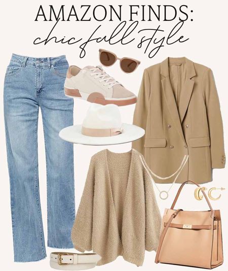 Chic, neutral Amazon finds for fall! 

#amazonfinds #amazonfashion 

Amazon jeans. Amazon fall fashion. Amazon neutral cardigan. Amazon fall blazer  

#LTKstyletip #LTKSeasonal #LTKfindsunder100